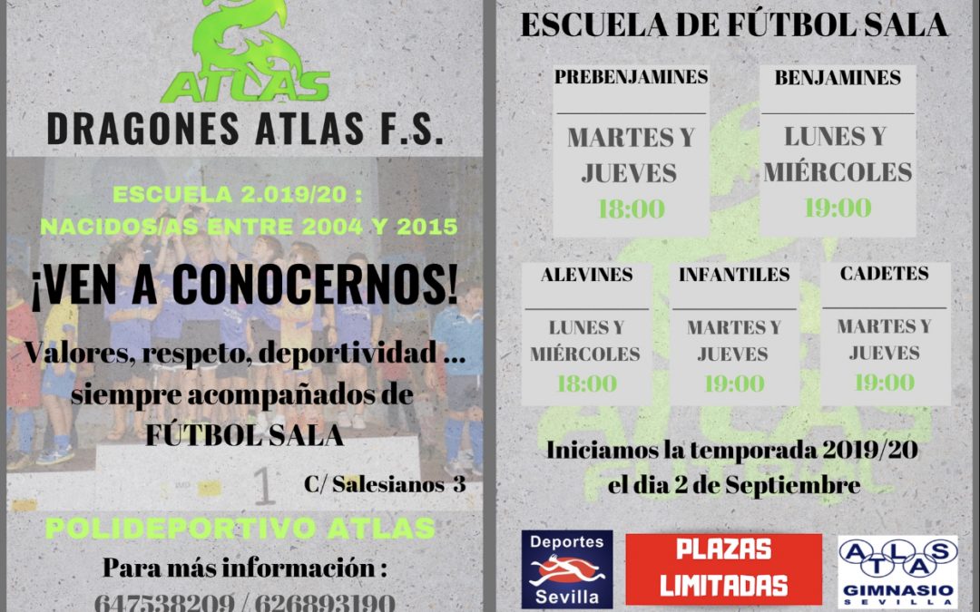 ESCUELA DRAGONES ATLAS F.S.